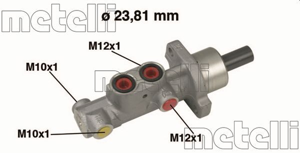 Главный тормозной цилиндр METELLI 050631