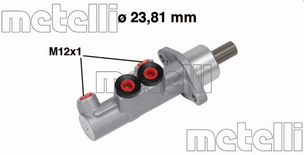 Главный тормозной цилиндр METELLI 050687