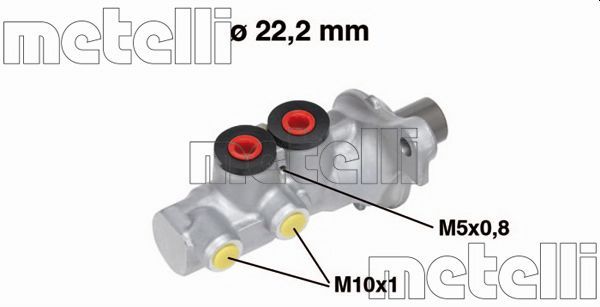 Главный тормозной цилиндр METELLI 050692
