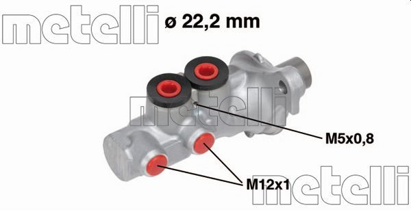 Главный тормозной цилиндр METELLI 050693