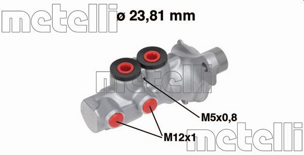 Главный тормозной цилиндр METELLI 050695