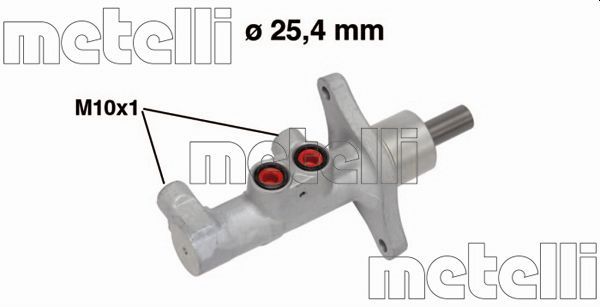 Главный тормозной цилиндр METELLI 050731