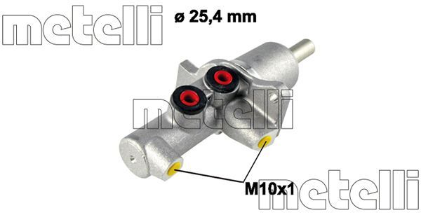 Главный тормозной цилиндр METELLI 050771