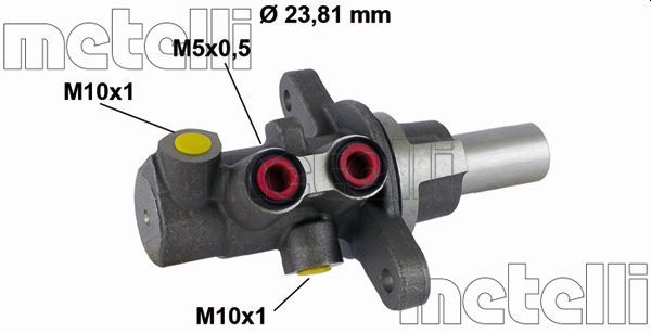 Главный тормозной цилиндр METELLI 050794