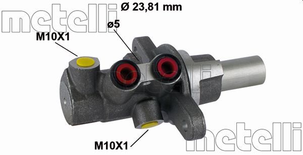 Главный тормозной цилиндр METELLI 050795
