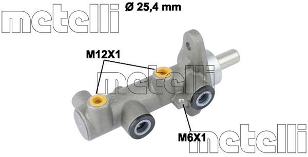 Главный тормозной цилиндр METELLI 050818