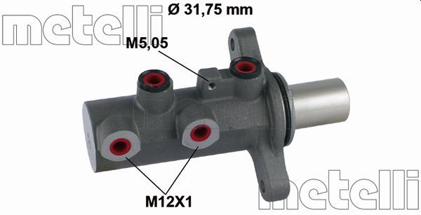 Главный тормозной цилиндр METELLI 050871