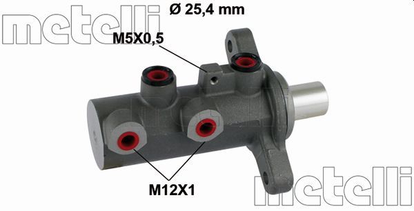 Главный тормозной цилиндр METELLI 050872