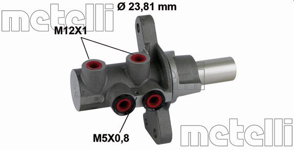 Главный тормозной цилиндр METELLI 050873