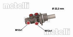 Главный тормозной цилиндр METELLI 050888