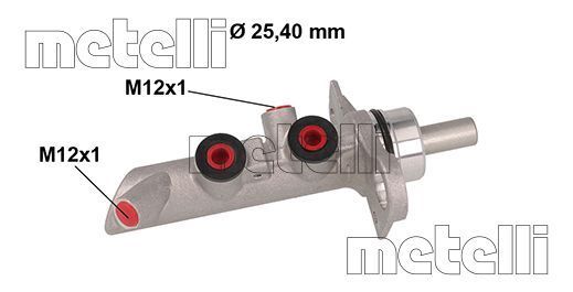 Главный тормозной цилиндр METELLI 050891