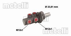 Главный тормозной цилиндр METELLI 050896