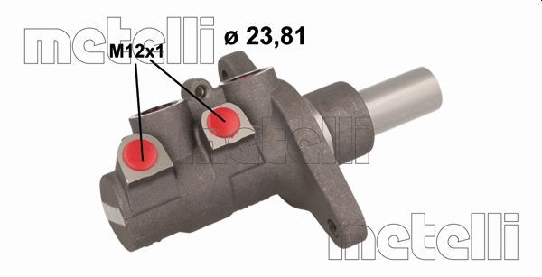 Главный тормозной цилиндр METELLI 051120