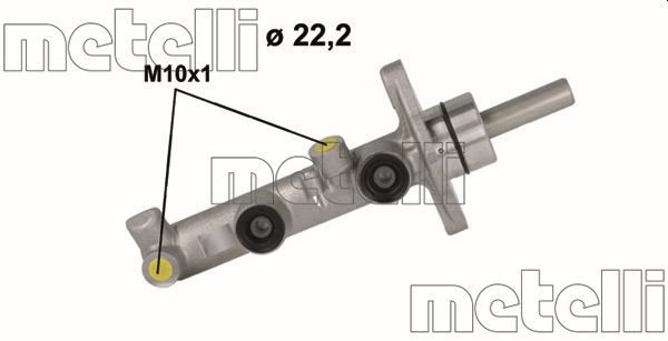 Главный тормозной цилиндр METELLI 051126