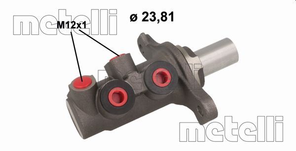 Главный тормозной цилиндр METELLI 051136