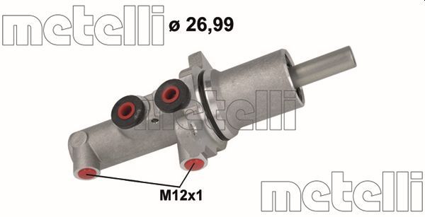 Главный тормозной цилиндр METELLI 051144