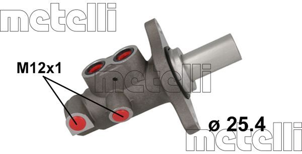 Главный тормозной цилиндр METELLI 051160