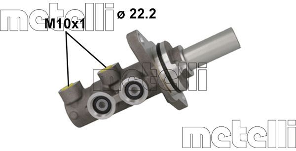 Главный тормозной цилиндр METELLI 051163