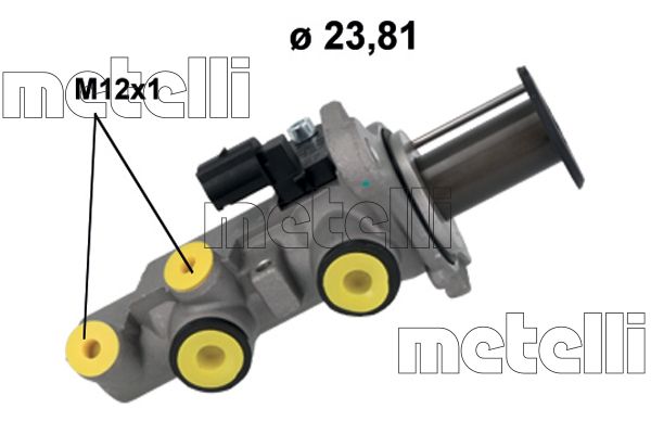 Главный тормозной цилиндр METELLI 051250