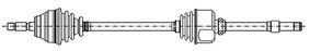 Приводной вал METELLI 170286