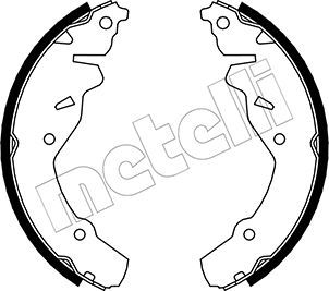 Комплект тормозных колодок METELLI 530029