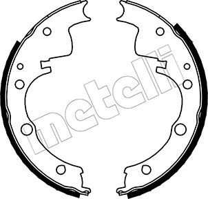 Комплект тормозных колодок METELLI 530064