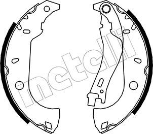 Комплект тормозных колодок METELLI 530067