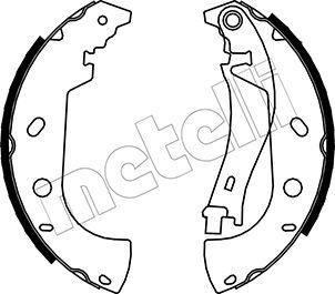 Комплект тормозных колодок METELLI 530075