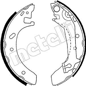 Комплект тормозных колодок METELLI 530124