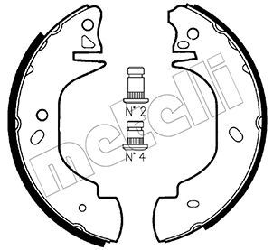 Комплект тормозных колодок METELLI 530126