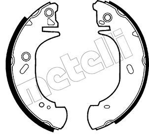 Комплект тормозных колодок METELLI 530127