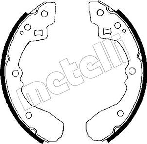 Комплект тормозных колодок METELLI 530201