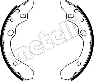 Комплект тормозных колодок METELLI 530210
