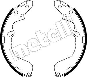 Комплект тормозных колодок METELLI 530212