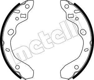 Комплект тормозных колодок METELLI 530214