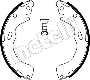 Комплект тормозных колодок METELLI 530216