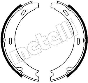 Комплект тормозных колодок, стояночная тормозная система METELLI 530234