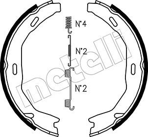 Комплект тормозных колодок, стояночная тормозная система METELLI 530245K