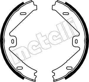 Комплект тормозных колодок, стояночная тормозная система METELLI 530250