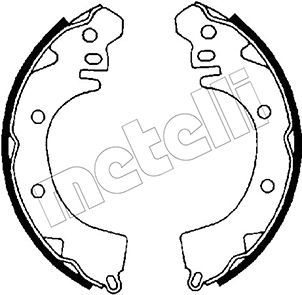Комплект тормозных колодок METELLI 530252