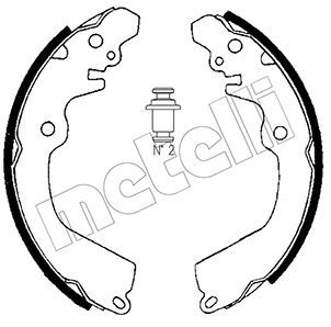 Комплект тормозных колодок METELLI 530257