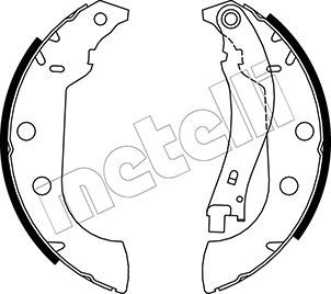 Комплект тормозных колодок METELLI 530327