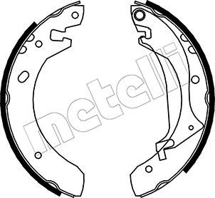 Комплект тормозных колодок METELLI 530368