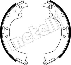 Комплект тормозных колодок METELLI 530429