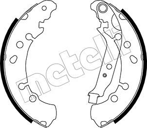 Комплект тормозных колодок METELLI 530454
