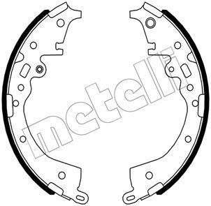 Комплект тормозных колодок METELLI 530689