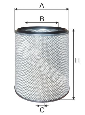 Воздушный фильтр MFILTER A523