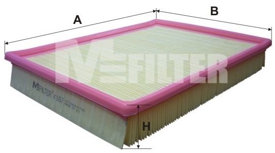 Воздушный фильтр MFILTER K167