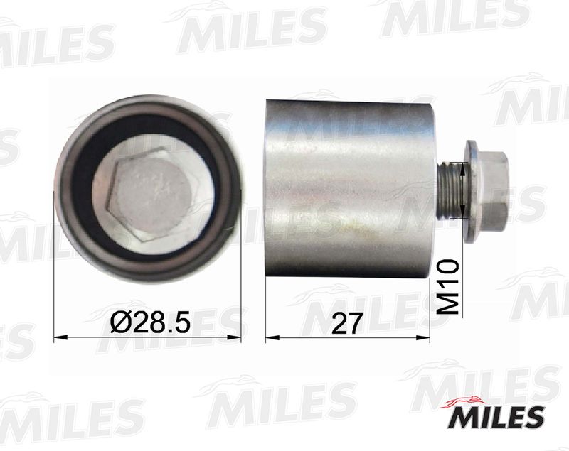 Паразитный / Ведущий ролик, зубчатый ремень MILES AG02034
