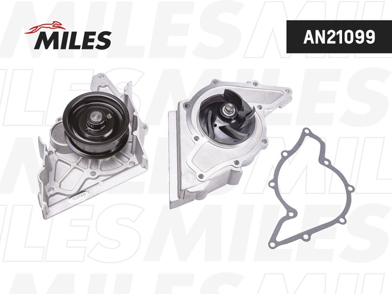 Водяной насос, охлаждение двигателя MILES AN21099